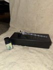 Glass Ink Pen Set With Dip Pen  Blue Ink  And    whale    Pen Holder Glass Blue