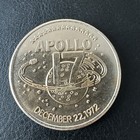 1972 Apollo 17 Astronauts Cernan Evans Schmitt Nasa Moon Medal Coin Token