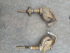 2 Vintage Brass Swan Sink Faucet Decorative