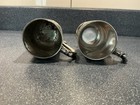 Thought To Be Vintage Corbel   Co Footed Cups With Ornate Floral Repousse