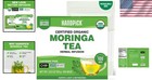 Organic Moringa Tea Bags - 100 Count Pure  Caffeine-free   Eco-conscious