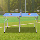 Table Tennis Table Ping Pong Table Outdoor Foldable With 2 Paddles And 3 Balls
