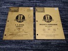 Lot Of 28 Antique Tractor Manuals Ford Massey Oliver Case Deere Allis Internat