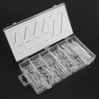 555pc set Cotter Pin Mechanical Hitch Hair Tractor Fastener Clip Kit Wit
