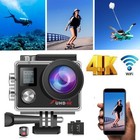     campark 4k Ultra Hd 30fps Action Camera Wifi 4x Zoom Underwater Sports Camera 