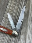 Case Xx Copperhead Pocket Knife 1940-1964 6249 Awesome Red Bone