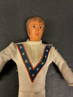 Vtg 1970s Ideal Evel Knievel Stunt Cycle Action Figure Toy Doll - Read -spots
