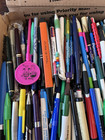 600  Advertising Ballpoint Pens Lot 13lb Large Usps Fr Box
