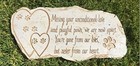 Memorial Stone Marker Dog Cat Outdoor Pet Headstone Tombstone Weatherproof 