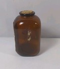 Vtg Levi Garrett   Sons Tobacco Scotch Rappee Empty Snuff Bottle W  Cork     a
