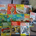 1963 Popular Science Magazine Lot 12 Issues -full Yr  Vtg Car Articles Tools Etc