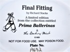  Danbury Mint Cat Kitty Collector Plate Prima Ballerinas Final Fitting Rare