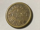 San Francisco California  J  Sass Saloon Gf A 5 Cent Drink Trade Token