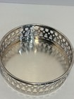 Vintage Style Silver Plated Pierced Champagne Wine Bottle Coaster Portugal4 5 