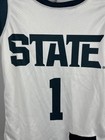 Prosphere Michigan State Spartans  1 White Basketball Jersey  Youth Xs