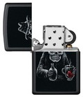 Zippo Windproof Lighter  Moonshine Drinking Skull  Bar Skull  49254  New In Box