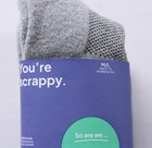 Project Repat Unisex Super Sustainable Scrappy Socks 3 Pairs Nn7 Gray M l Nwt