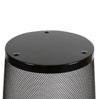 Mesh Waste Basket Black   Steel Indoor Trash Can nonslip Base 3 Gallon Capacity
