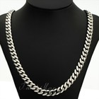 9mm Stainless Steel Curb Cuban Chain Jewelry Set 18-30  Necklace 7-10  Bracelet