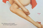 Vargas Girl - Great Leap Forward - Playboy 1973 - Framed - Free Shipping