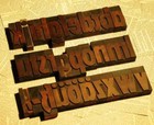 A-z Alphabet 2 83  Letterpress Wooden Printing Blocks Wood Type Vintage Printer