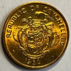 Seychelles 10 Cents 1982 - Yellowfin Tuna Fish  thunnus Albacares - Uncirculated