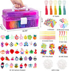 Rubber Loom Band Kit With 17500 Bands  28 Colors  And Accessories For Kids