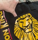 Disney   s The Lion King Broadway Musical Black Canvas Tote Souvenir Bag Theater