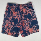 Patagonia Men   s Wavefarer Board Shorts Size 34 Blue red Linerless Swim Trunks