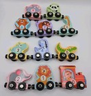 Magnetic Wooden Train Set Numbered  0 Thru 10  Educational Train Toy  Kids Euc