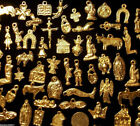 100 Milagro Charms Mexican Folk Art Gold Good Luck Miracle Lot