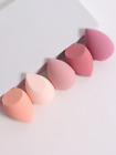 5pcs Makeup Sponge Set - Non-latex  Wet   Dry Use  Ideal For Liquid   Powder