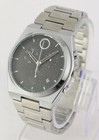 Beautiful Movado Quartz Black Dial Date Indicator Chronograph Man s Wrist Watch