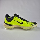 Size 10 Mens Nike Alpha Huarache Elite 4 Low Mcs Baseball Cleats Lime Fv6096-001