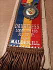 Knights Of Pythias K Of P Lodge 150 Malden Ill Ribbon   Invite Grand Ball 1889