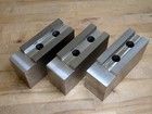 Set Of 3 Steel Soft Jaws For 18 - 21  Lathe Chucks 3mm X 60 Serrations K3-21400f
