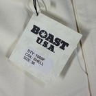 Nwt Vintage Boast Usa Mens Tennis Shorts Shell Off-white Size 36