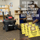 Vacbagsusa High Efficiency Filter Bag For 91964 Type D Fits All Around Plus 4 Ga