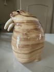 Ketchikan Alaska Ceramic Handmade Brown Swirled Walrus Figurine 5 5  X 4 