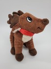 Dan Dee Santa s Reindeer Stuffed 9  Plush Animal Toy Red Collar B317