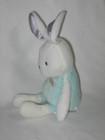 Kids Preferred Furriends Bunny Baby Lovey White Aqua Blue Green 2020 Rattle
