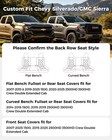 Brown Front Seat Covers For Chevy Silverado Gmc Sierra 1500 2500hd