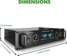 Technical Pro 6000 W Professional Portable Pa System Stereo Power Amplifier   2