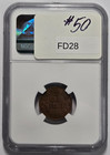 1933 Canada 1 Cent Ngc Ms 63 Bn Certified Coin