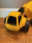 Vintage Little Tikes Big Cement Mixer Truck Mixes Dumps Black Yellow Made In Usa