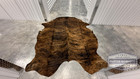 Cowhide Rug Large Brindle Dark Exotic Leather Size 78    X 66    - 092