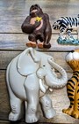 Home Interiors Burwood Set 1995 Jungle Safari Zoo Animals Wall Plaques Nursery