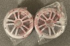 2  New Boss Audio Mr6w 6 5  180w Dual Cone Marine boat Speakers Stereo- White