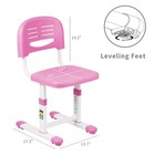 Vivo Pink Universal Height Adjustable Children s Desk Chair  chair Only 