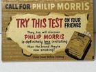  phillip Morris  Theater Page Boy   Smoke Test Inside